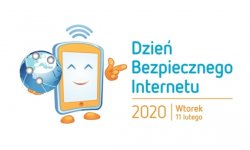 logo z napisem dzień bezpiecznego internetu 2020 wtorek 11 lutego