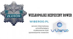 na zdjęciu widać logo policji oraz logo portali wiberoo.pl