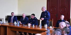 Odprawa roczna z udziałem Komendanta Wojewódzkiego Policji w Poznaniu