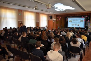 Prelekcja o odpowiedzialności prawnej osób nieletnich dla uczniów klas 7 i 8